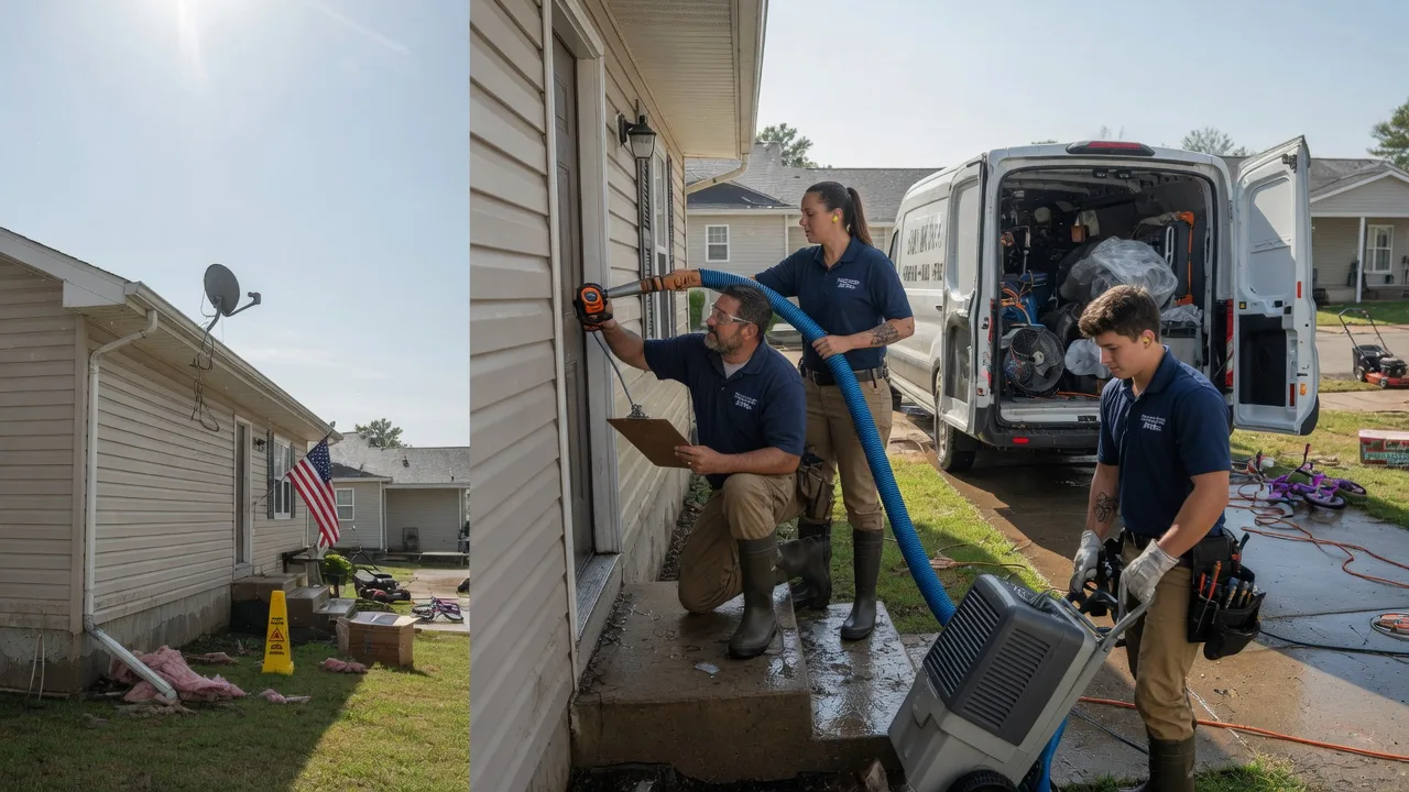 Ceiling Water Damage Restoration in Crowley, TX near me